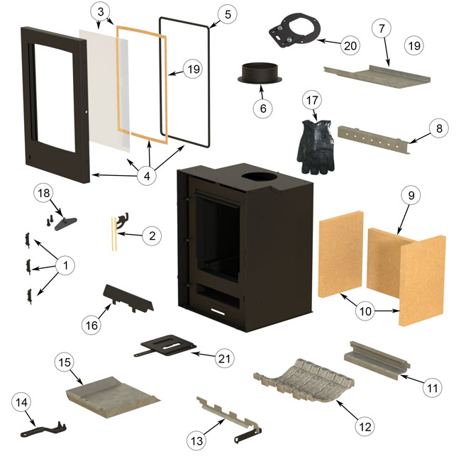 Aarrow I400 Stove Spares and Accessories