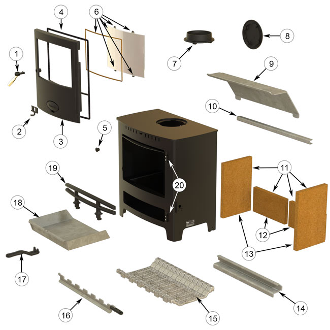 Aarrow Signature 11 Stove Spares and Accessories