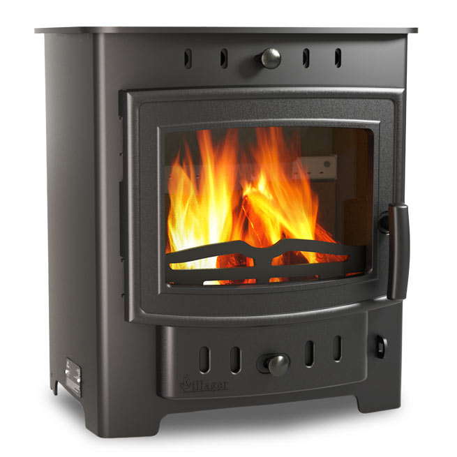 VOYTO-Villager Esprit 5 Multi Fuel Curved Stove Replacement Glass 300mm x 224mm